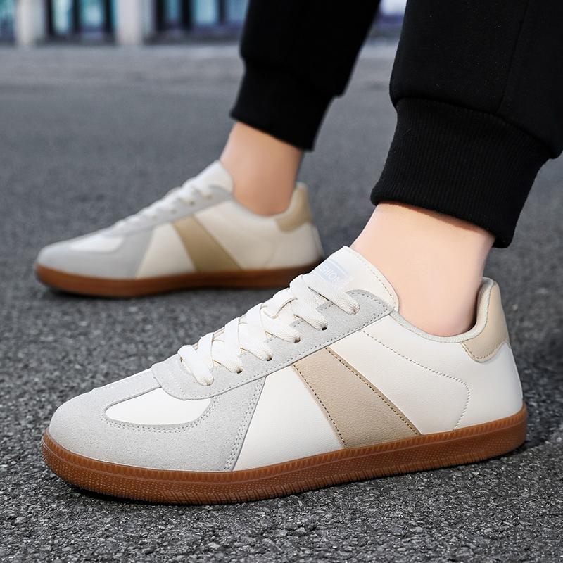 Sportschuhe, Herren flache hochwertige Freizeitschuhe zum Laufen, bequeme Lederschuhe zum Gehen, Original Damen Trainingsschuhe