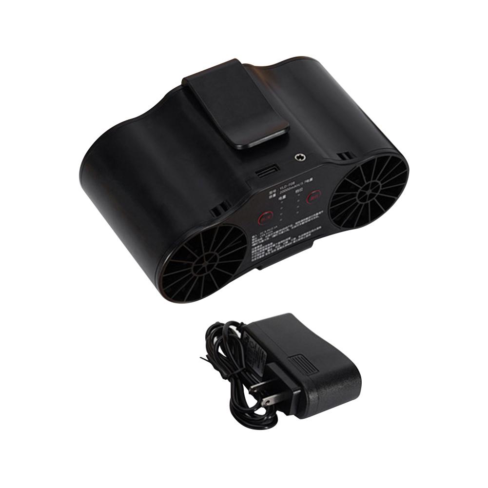 

Портативный вентилятор Hands-Free с 4 скоростями, 20000 мАч, охлаждающий поясной вентилятор, аварийный мобильный источник питания, электрический вентилятор, охладитель, сильный поток воздуха для улицы