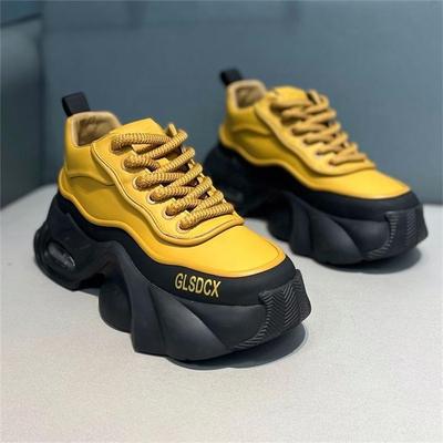 Designerstijl Herenschoenen Herfst Winter Comfortabele Heren Dikke Platform Sneakers Mode Casual Schoenen Sportschoenen Tenis