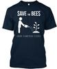 Save Bees The Grow Flowering Plants T-Shirt Made In the USA Size S To 5XL