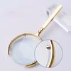 10x 110mm Metallic Handheld Reading Magnifier Hd Optical Lens Magnifying Glass Helping Hands Loupe