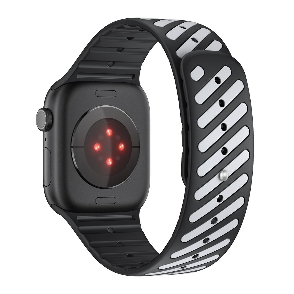 Silicone Soft Watchband For Apple Watch Ultra 3 2 49mm Series 11 10 46mm 45mm 44mm 42mm Sports Loop Strap for iwatch 9 8 7 6 5 4 SE3