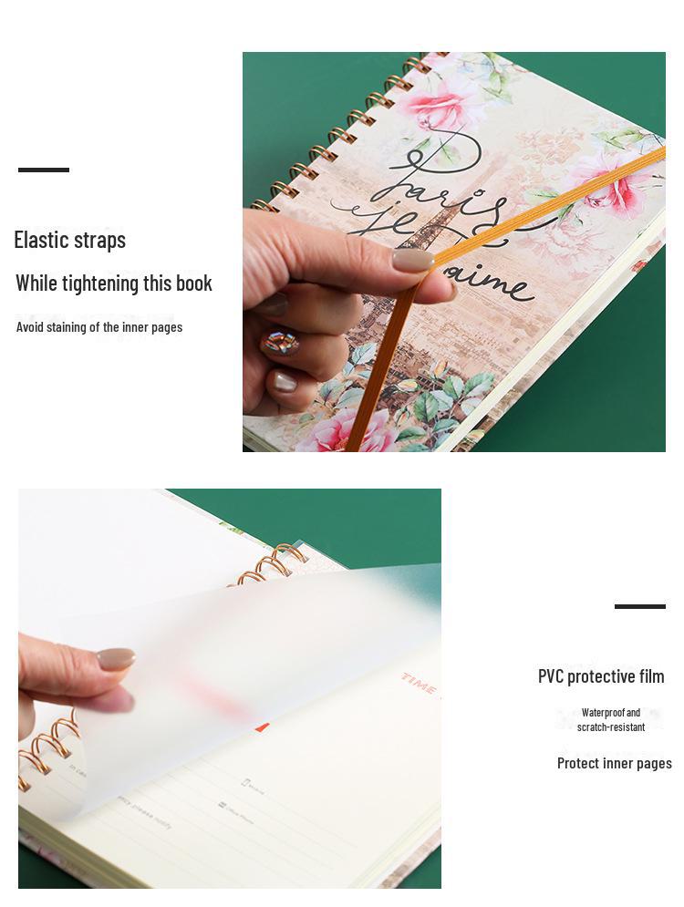 A5I High-Value Student Oil Painting Notebook: B5 Side-Flip with Horizontal Lines and Blank Pages
