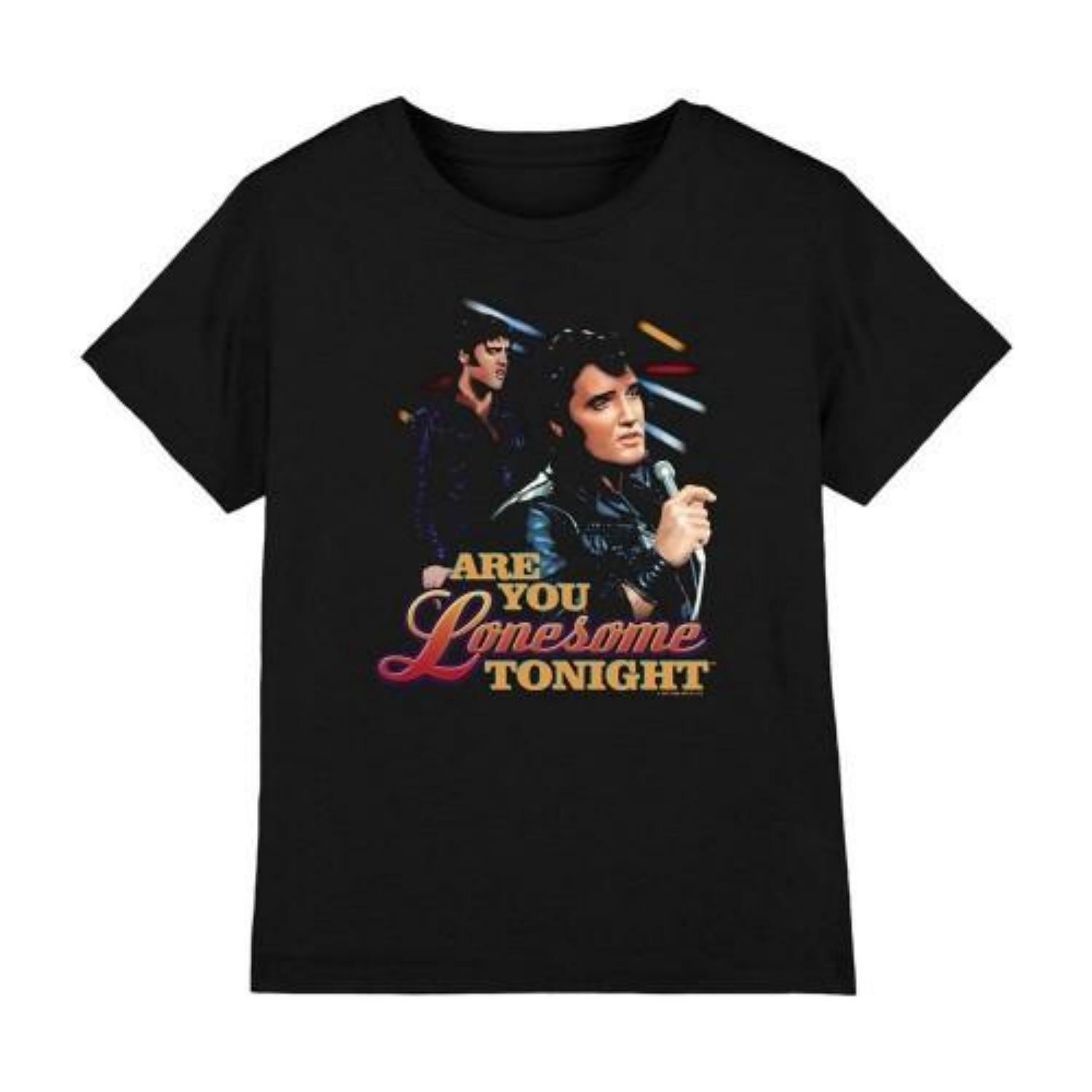 

Elvis Presley Childrens_Kids Are You Lonesome T-Shirt S чёрный