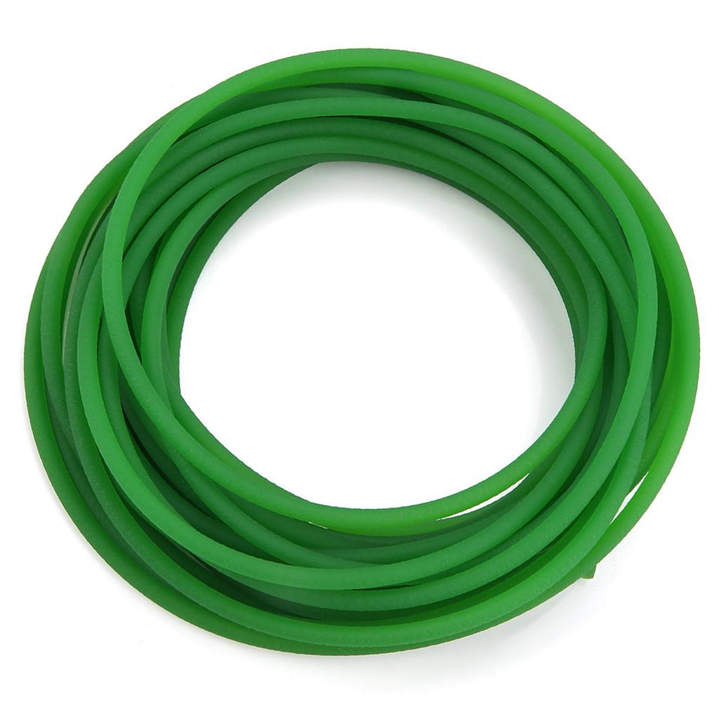 Green Rough Surface PU Polyurethane Round Belt for Drive Transmission(5mm*10m)