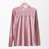 CASER Women's Warm Lace Semi-Turtleneck Base Layer Top BE55720