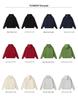 Unisex Solid Color Combed Cotton Hoodie with Drawstring and Drop Shoulder 9886