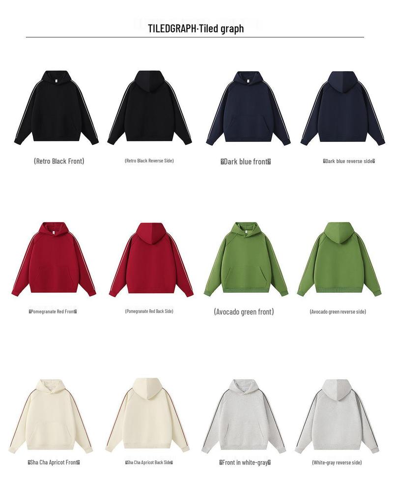 Unisex Solid Color Combed Cotton Hoodie with Drawstring and Drop Shoulder 9886
