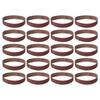 20pcs 25x330mm Sanding Belts 120/320/600 Grits Sander Paper For Polishing Machine Sanding Tool