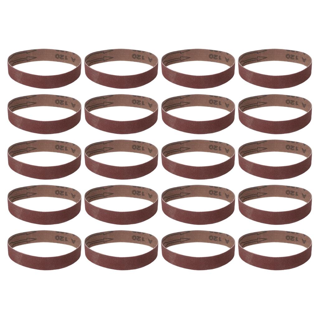20pcs 25x330mm Sanding Belts 120/320/600 Grits Sander Paper For Polishing Machine Sanding Tool