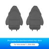 Heenvn 2Pcs Leather Car Seat Back Anti Kick Pad For Tesla New Model Y L 2025-2026 Seatback Protectors Cover Mats Full Surrounded