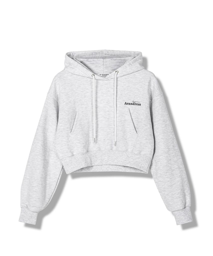 G.G. Crop Hoodie - 4Col