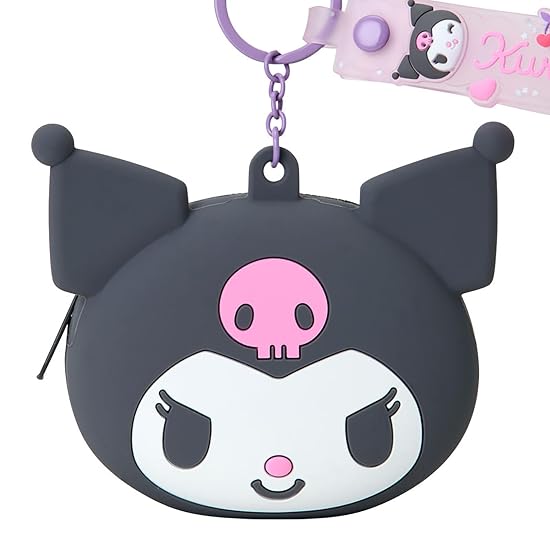 Sanrio Silicone Pouch (My Deco Bag) Kuromi 113719