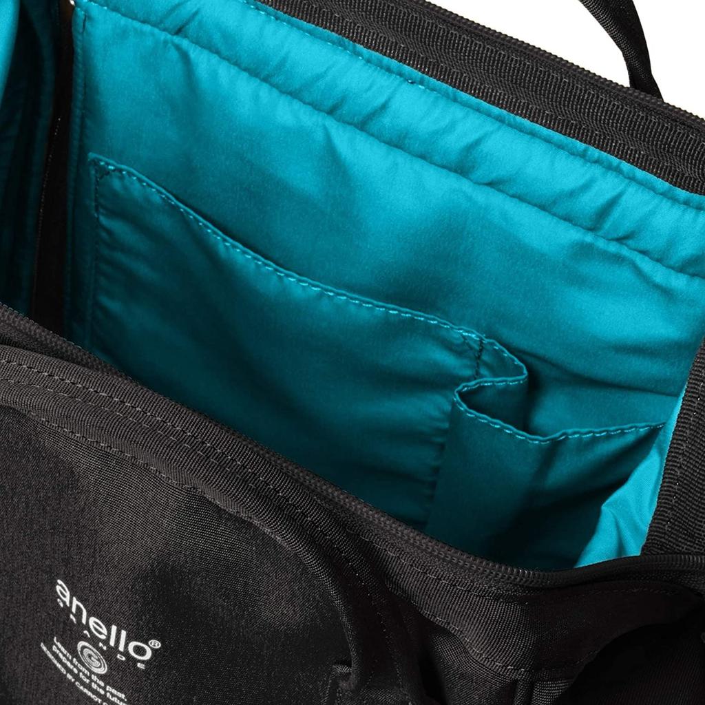 Anello Grande SPS GUB3014Z Backpack (Small), A4 Size, Water-Repellent, Multi-Storage, Black