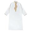 Embroidered Stand-Up Collar Robe, Model TH819