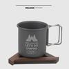 Portable Camping Aluminium Alloy Cup Foldable Handle Beer Coffee Mug  Kitchen Equipment