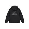 Adidas Reversible Double-Sided Wear Long Sleeve Down Jacket With Back Logo Print Men Outerwear Light-Khaki Black IS0371