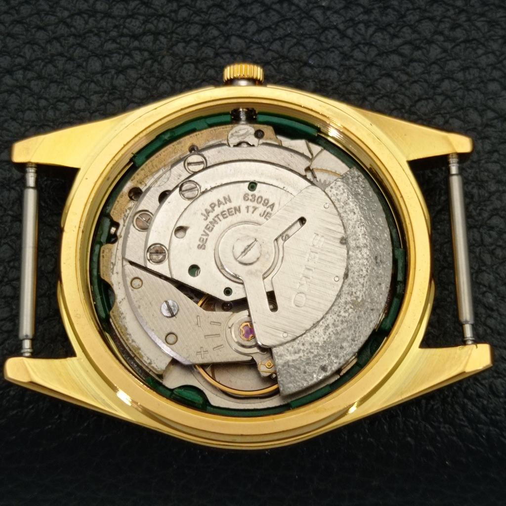 REFURBISHED VINTAGE SEIKO 5 AUTOMATIC JAPAN MENS SILVER DIAL WATCH a434412-2 R120-a434412