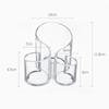 Transparent Glass Makeup Storage Box for Cosmetics Storage Beauty Ring Pencil Lipstick Organizer Holder | Makeup Organizers
