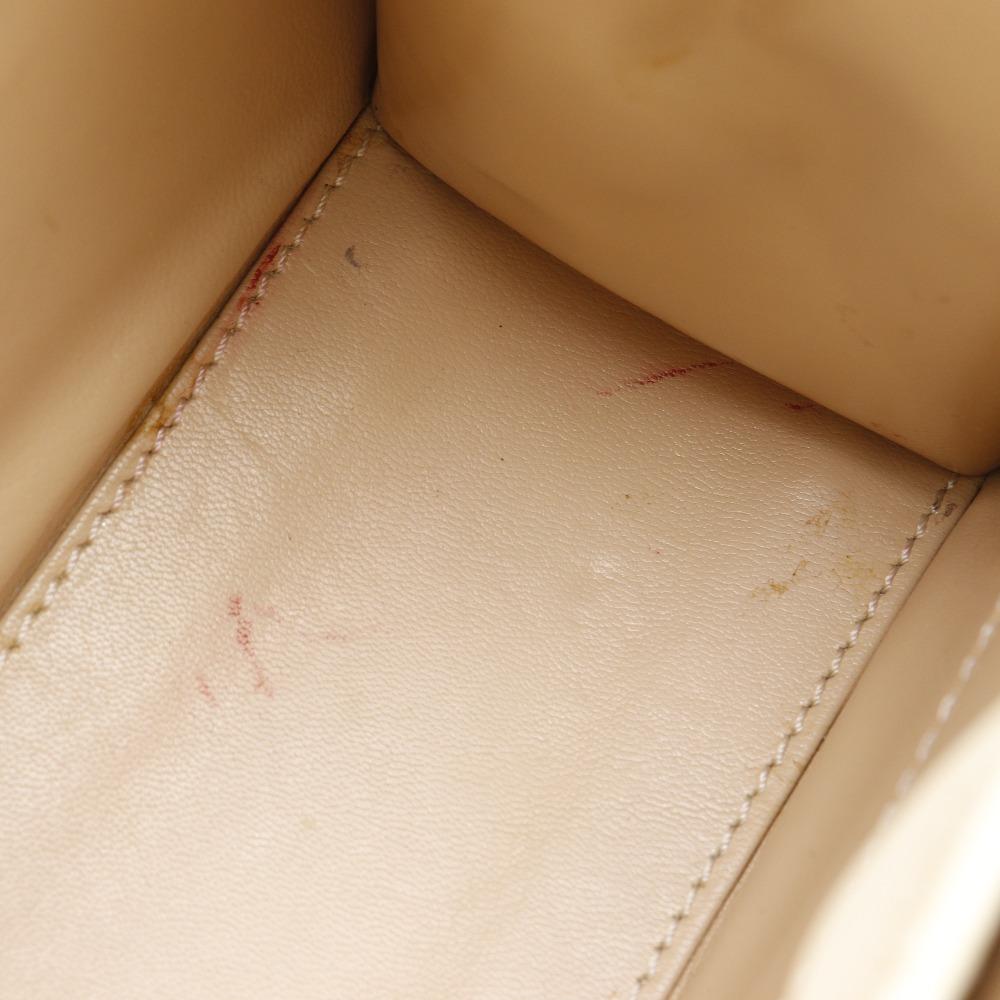 CELINE 2WAYShoulder Handbag vintage White Calfskin Women Used