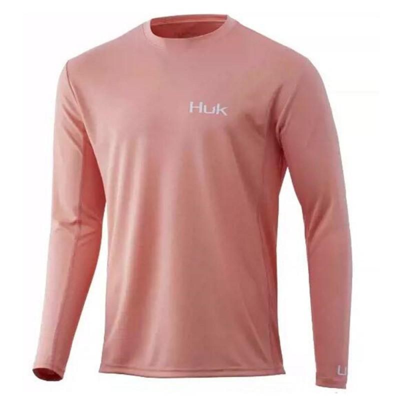Mens Quick-Dry UV Protection Fishing Shirt Long Sleeve Breathable Bamboo Fiber Outdoor Sport Top Summer
