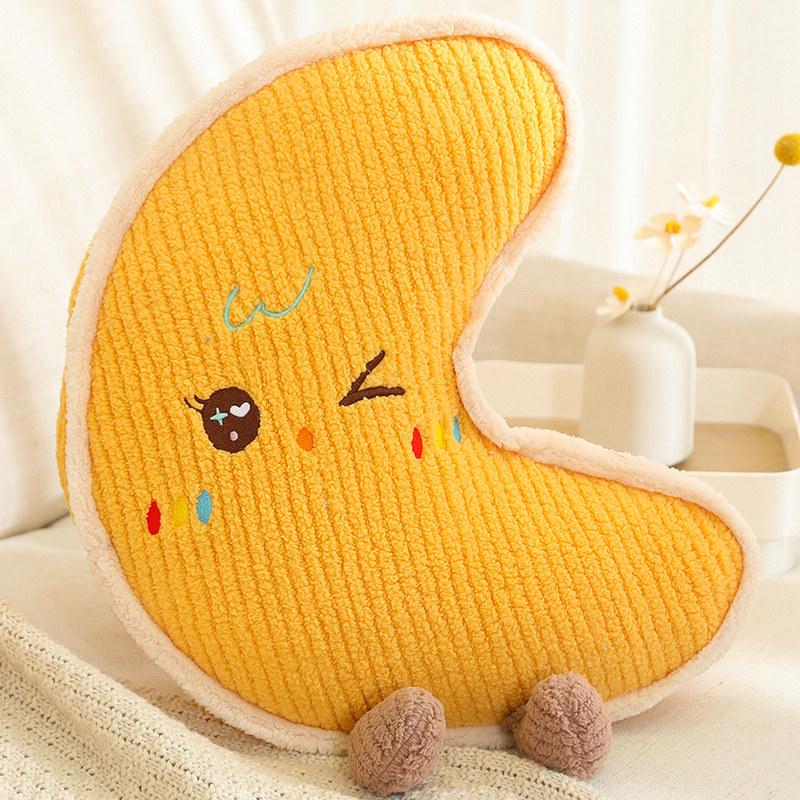 Cute Home Decoration Cartoon Plush Pillow Natural Series Plushies Pillow Cushions Moon Star Cloud Grass Soft Toy Kawii Gift