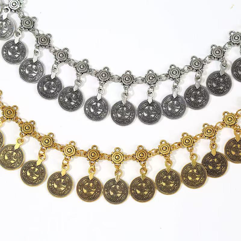 Retro Punk Metal Tassel Waist Chain: Ethnic Pendant & Versatile Accessory