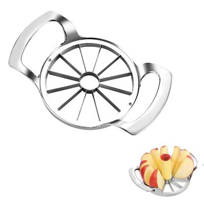 DFsucces Äpple Skarp Rostfritt Stål Frukt Enkla Skärningar och Mer Skivare, 12-Bladig Urkärnare, Skärare, Handtag, Multifunktionsskärare, Päron, Potatis, Apelsiner,