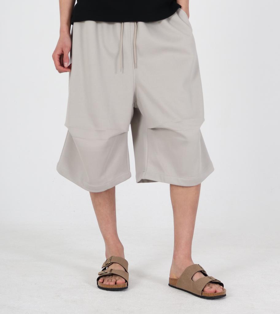 Beoteunseoul Essential Grey Sweat Shorts Pants (Light Grey)