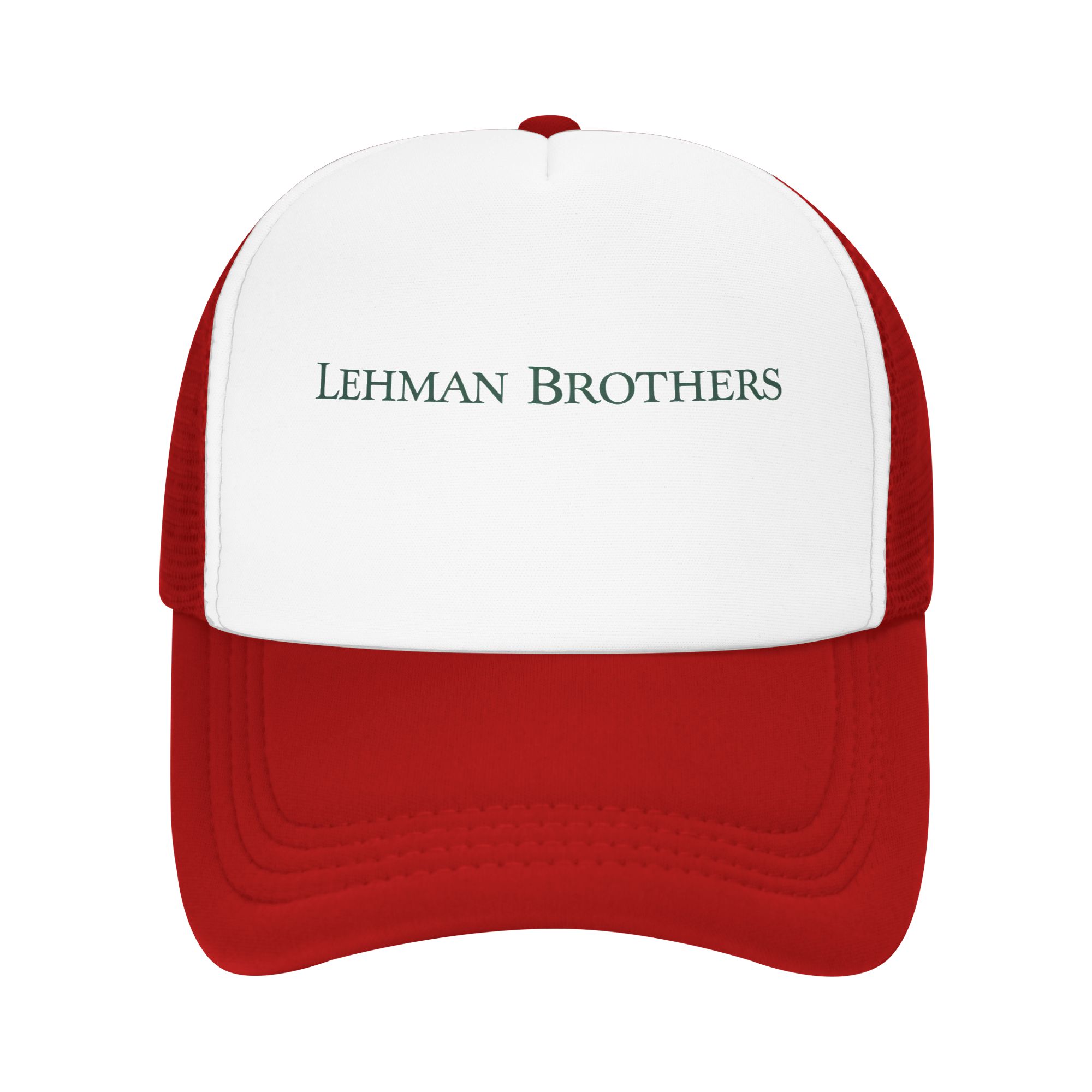 

Lehman Brothers Baseball Cap Outdoor Sports Breathable Trucker Hat Men Adult Streetwear Print Snapback Cap One Size