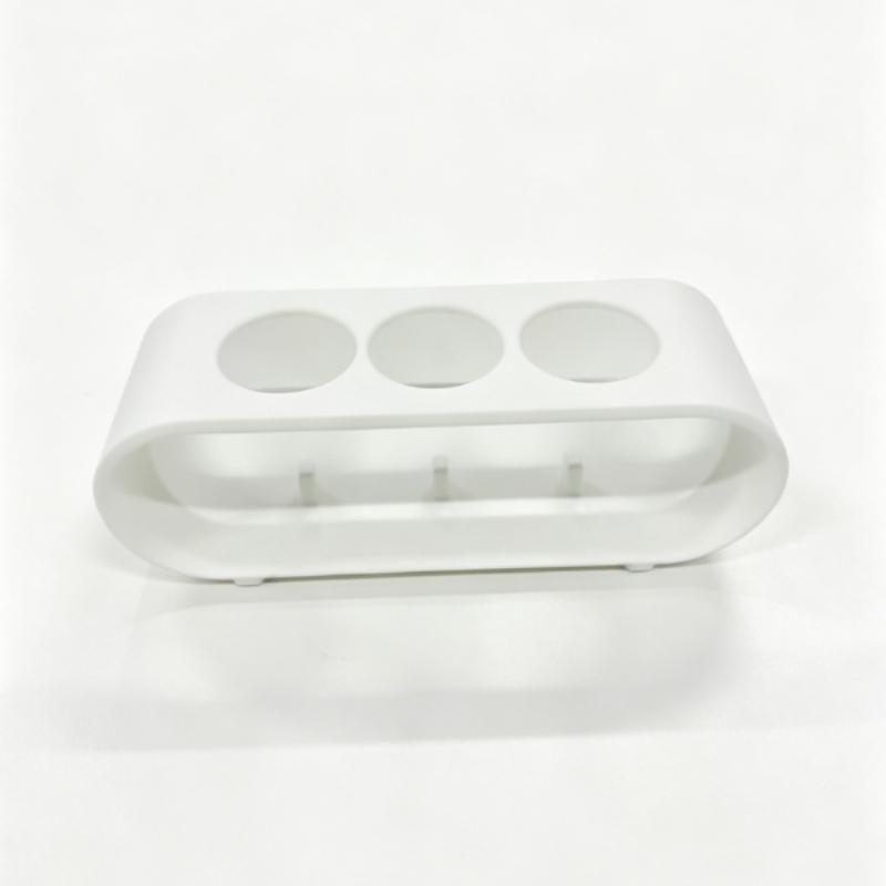 Electric toothbrush holder for bathroom use, large capacity design to store 3 toothbrushes and keep space tidy