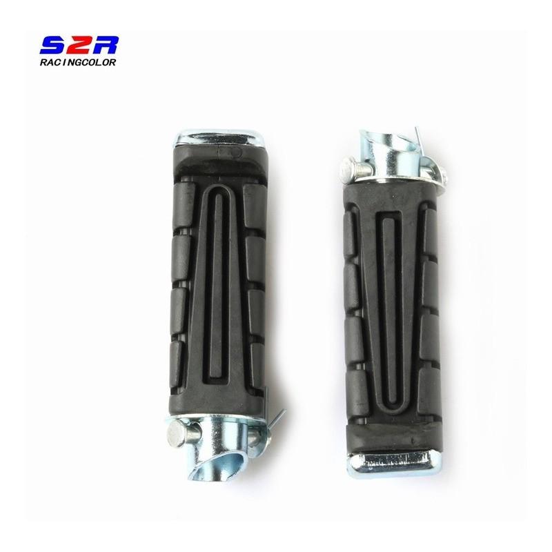 Motorcycle Rear Footpeg Pad Yamaha YBR125 JYM125 Tianjian 125 Black Rubber Step