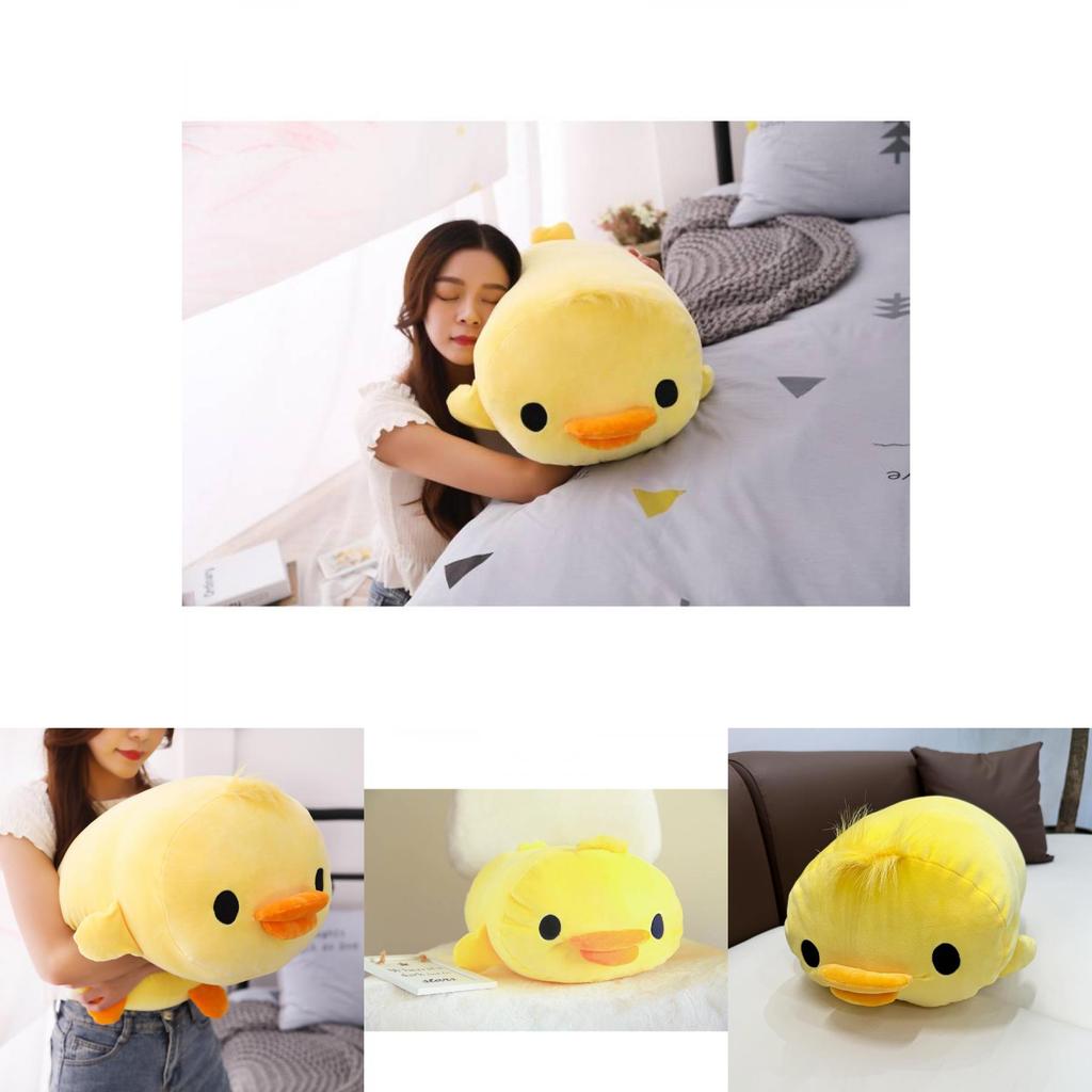 Adorable 40cm Yellow Duck Plush Pillow Comfortable For Sleeping Soft Stuffed Toy