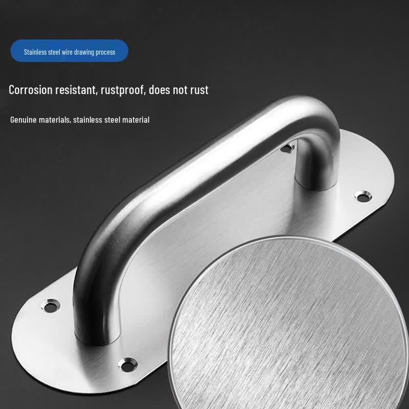 Nastd CC1754 Stainless Steel Fire Door Pull Handle with Indicator Plate