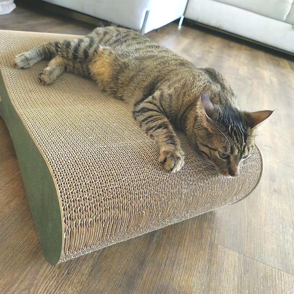 Mimi cat scratching post | green 40cm | 70x23x40 cm | MruuPruu