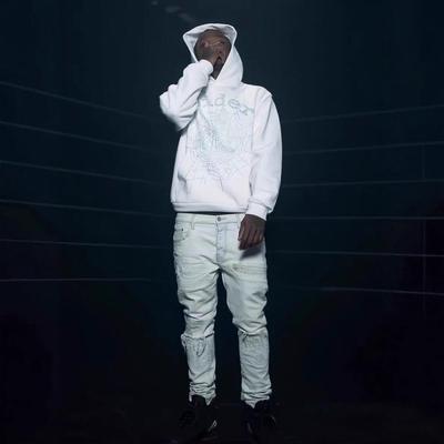 Sp5der 555555 American Street Style Velvet Hoodie with Original Tag