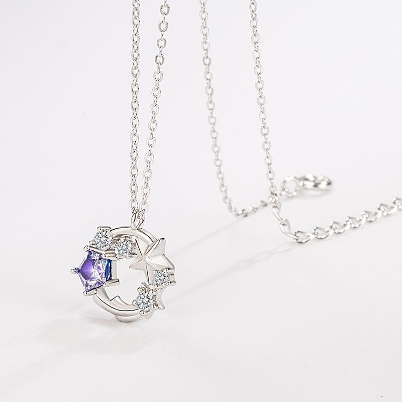 New Spring Light Luxury Iins Niche Original Design S925 Sterling Silver Necklace Dream Meteor Necklace Female