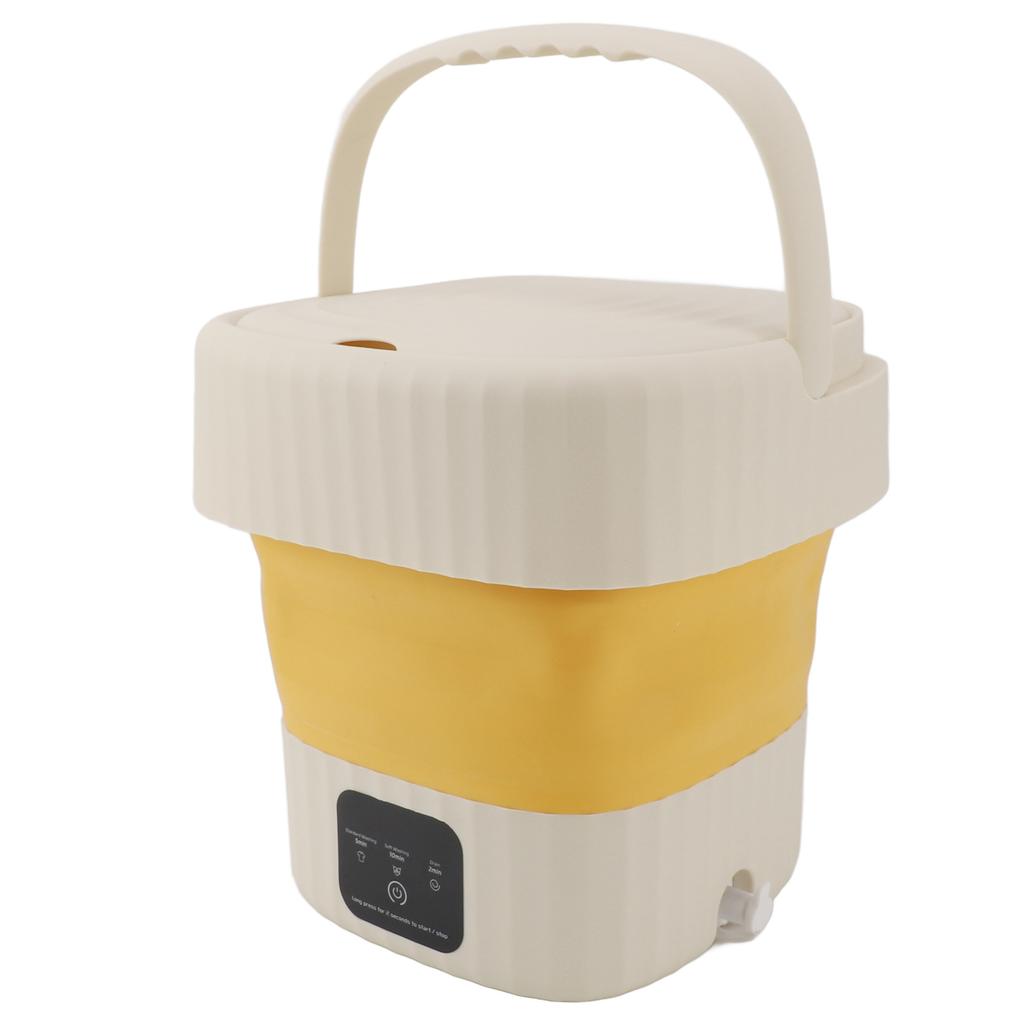 Folding Washing Machine Portable Foldable 8L Mini Washer for Socks Underwear Baby Clothes Apartment
