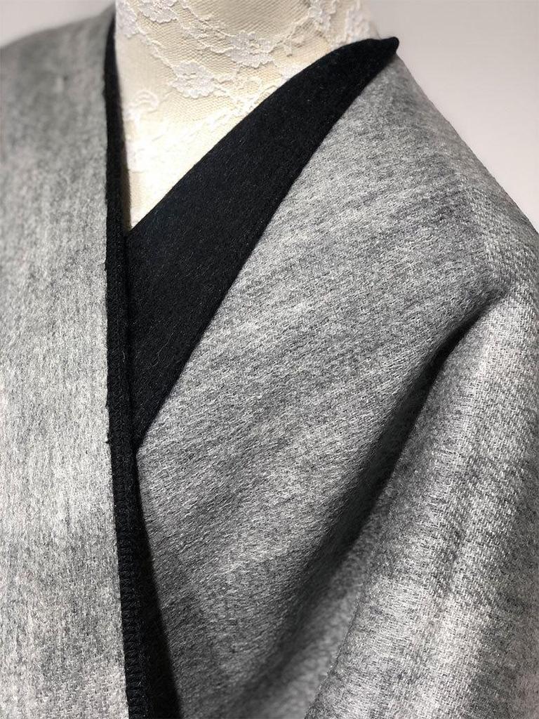 Women's Double-Sided Plaid Lambswool Scarf - Warm, Colorful Autumn/Winter Cloak for Cold Protection