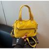 Simple Hand Carry Small Bag Women 2025 New Fashion Canvas Small Square Bag Casual Versatile Shoulder Messenger Bag