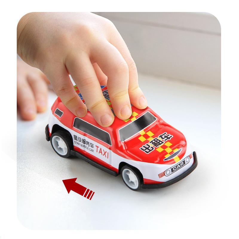 Children'S Puzzle 1:72 Pull Back Inertial Alloy Racing Simulation Sports Car Racing Alloy Car Model 30 Color Boxes