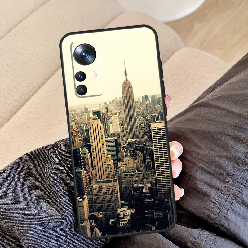 New York City Case For Xiaomi 13 13T 12T 11T 12 Lite 14 Pro 12X POCO F5 Pro X5 X3 M5 X4 F3 F4 C65 Cover