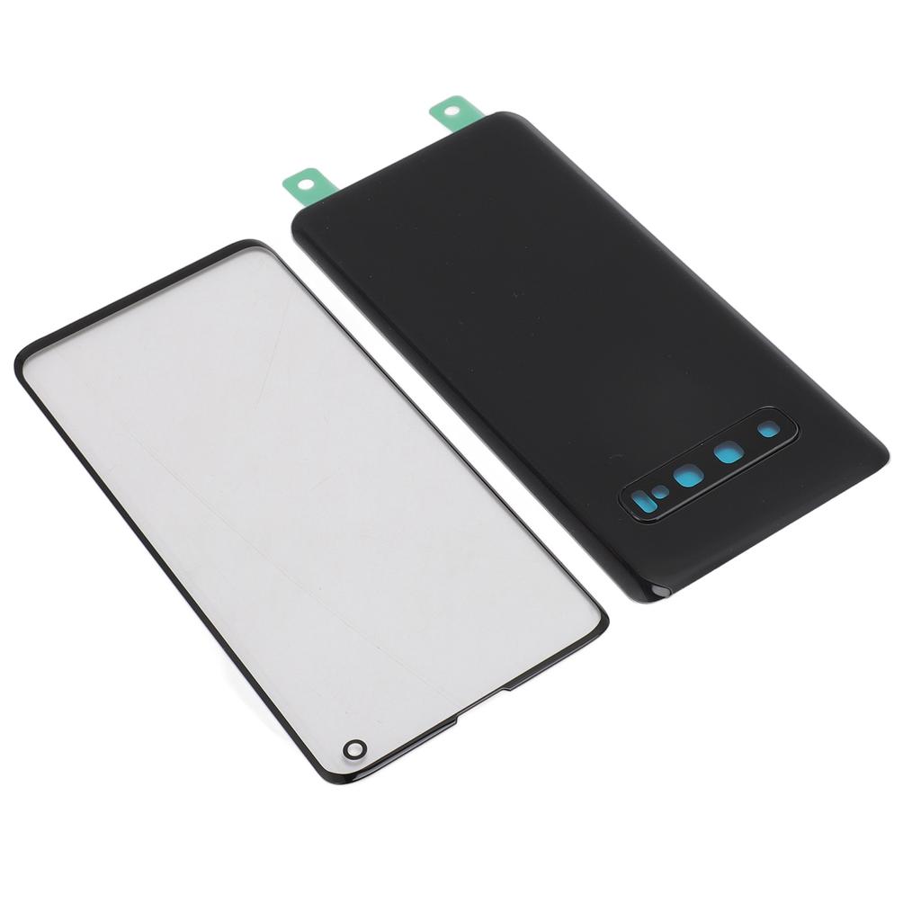 Back Glass Cover Replacement Housing Door Front Outer Lens Glass Screen for   S10 Pre Installed Camera Lens Waterproof Adhesive