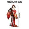 KX4B Japanese Kimono Dolls Table Centerpieces Figurine Ornament for Restaurant Decors