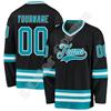 NewFashion Hockey Jersey Custom Name Team Logo Number Colorful Pullover Long Sleeves 3DPrint Harajuku Casual Funny Sweatshirts 0