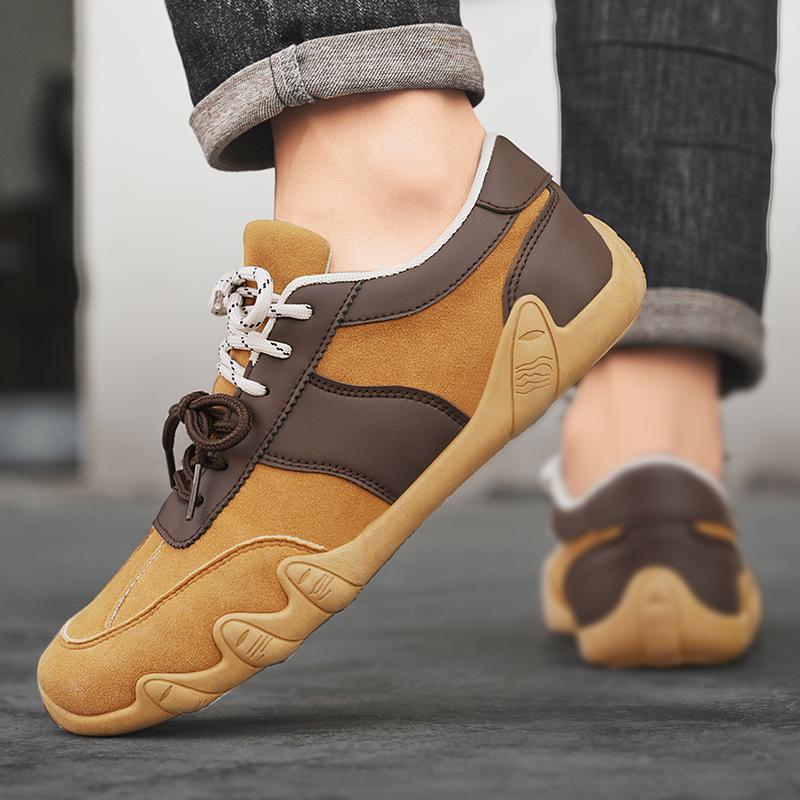 2025 New Designer Suede Leather Sneakers Men Vintage German Training Shoes Men Streetwear Skate Flat Sneakers Casual Shoes Men