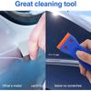 Double Edge Plastic Razor Glass Cleaning Scraper Label Quick Cleaning Razor Glue Remover Window Car Film Sticker Scraper