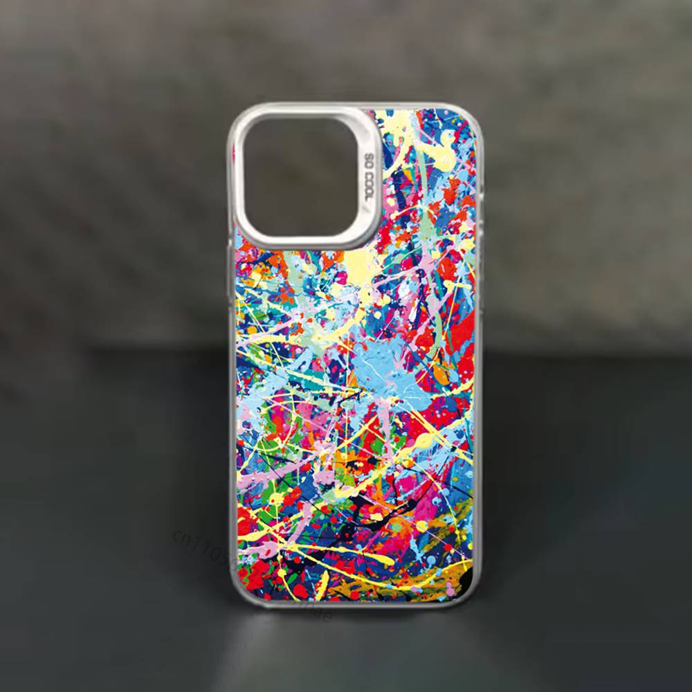Colorful Graffiti Phone Case for iPhone 17 11 12 Pro Max Plus Mini Air SE  16e 14 15 16 13 Soft Shell