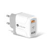Chargeur Rapide Multi-Ports GaN 65W PD33W QC3.0, Norme Européenne 9V/12V