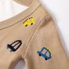 New Spring-Fall Cartoon Car Boys' Knit Sweater Cardigan